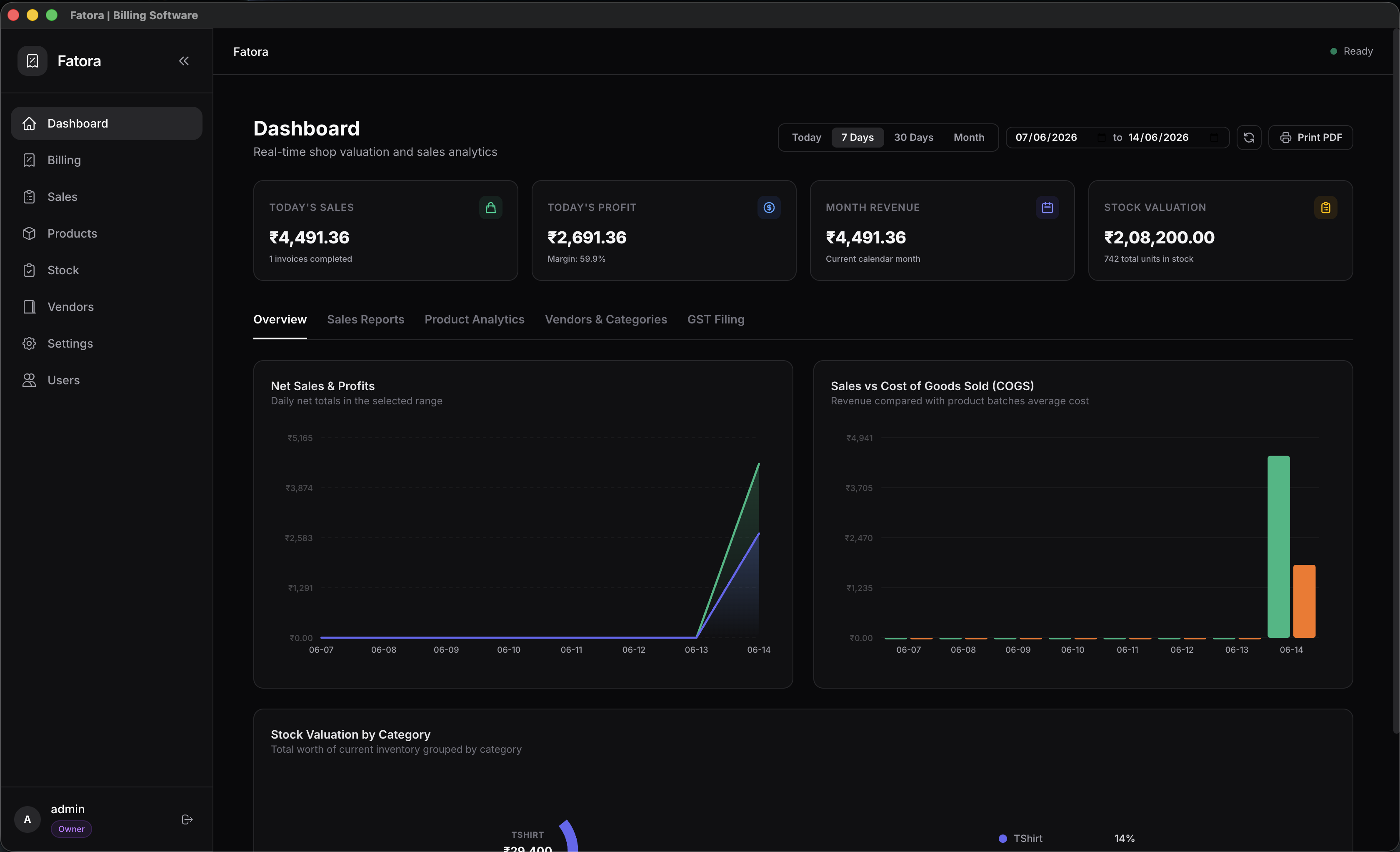 Fatora - Fatora Dashboard